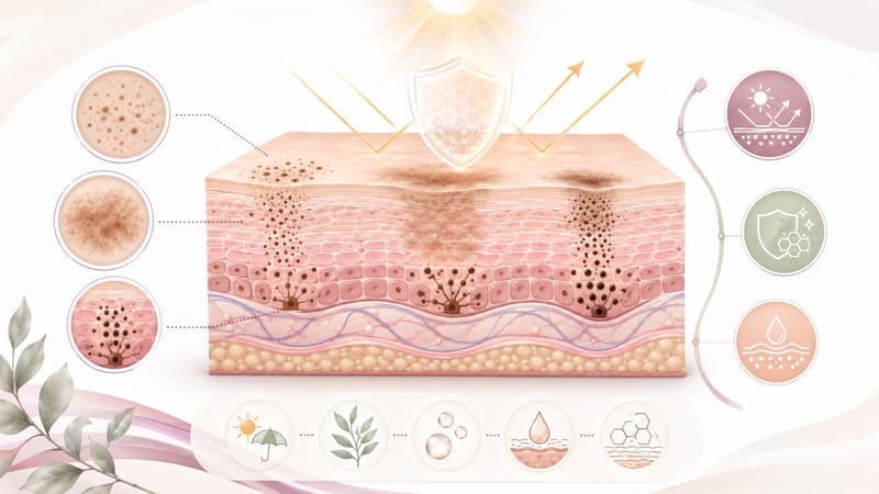 ภาพประกอบฝ้า กระ จุดด่างดำ ต่างกันอย่างไร?