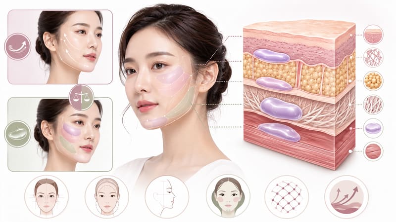 ภาพประกอบยกกระชับกับเติมฟิลเลอร์ต่างกันอย่างไร