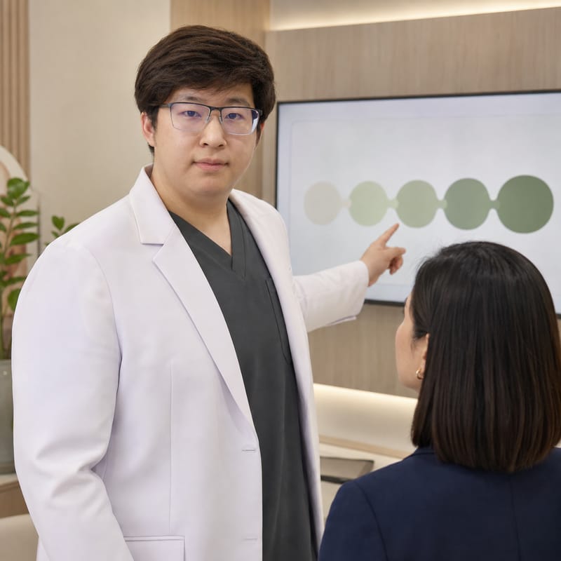 หมอเน็ทประเมินริ้วรอยและอธิบายแผนโบท็อกซ์ตามการขยับใบหน้า